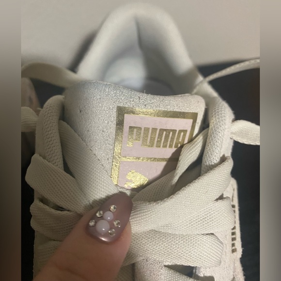 Used Good condition Puma womens Cali Suede Snake Platform Sneakers size 8.5 - Picture 9 of 15